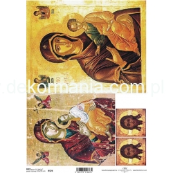 Papier ryżowy A4 R0574, ikona, ikony, malarstwo religijne